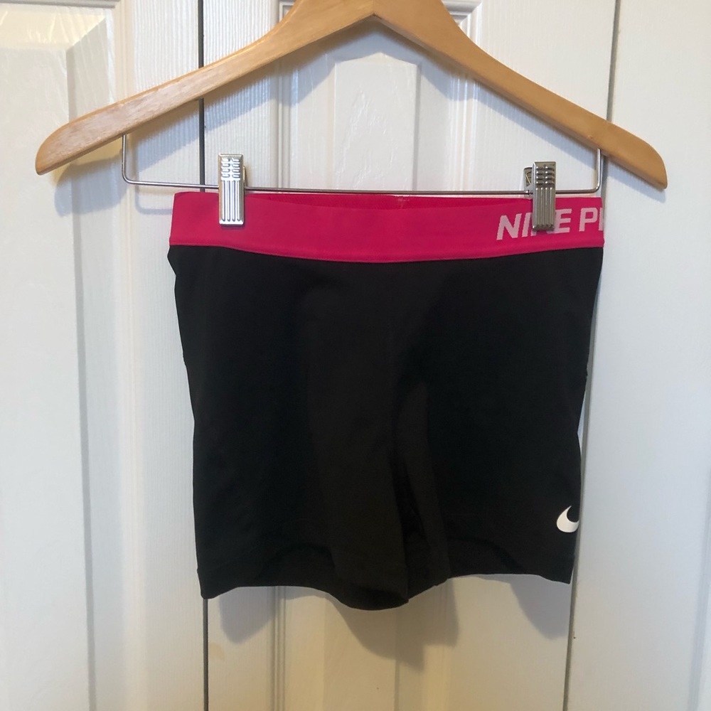 Nike pro pink spandex